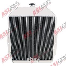 3 Row Aluminum Radiator Fits 1942-1952 1951 Ford F1 F2 F3 Pickup Trucks V8