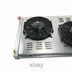 3 Row Aluminum Radiator Shroud Fan For 73-87 CHEVY C/K C10 C20 C30 TRUCK 1973-91