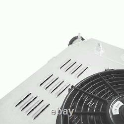 3 Row Aluminum Radiator Shroud Fan For 73-87 CHEVY C/K C10 C20 C30 TRUCK 1973-91