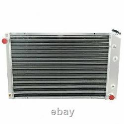 3 Row Aluminum Radiator Shroud Fan For 73-87 CHEVY C/K C10 C20 C30 TRUCK 1973-91