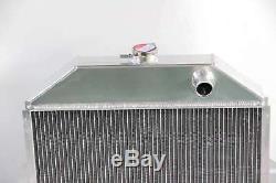 3 Row Aluminum Radiator With Cap Fit 1942-1952 Ford Truck Pickup F1 Ford Engine