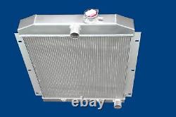 3 Row Aluminum Radiator for 1947-1954 Chevy 3100 3600 3700 3800 Pickup Truck L6