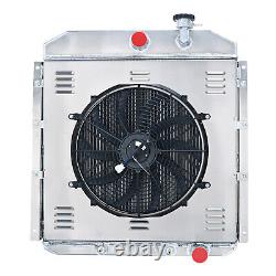 3 Row Radiator Shroud Fan For 1955-1959 1958 GMC Truck 4.4L 5.2L 5.3L 5.7L 6.1L