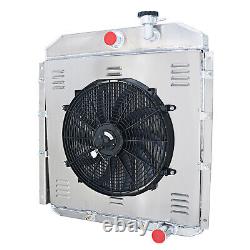 3 Row Radiator Shroud Fan For 1955-1959 1958 GMC Truck 4.4L 5.2L 5.3L 5.7L 6.1L