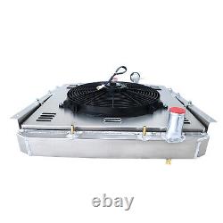 3 Row Radiator Shroud Fan For 1955-1959 1958 GMC Truck 4.4L 5.2L 5.3L 5.7L 6.1L