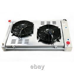 3 Row Radiator Shroud Fan For 1973-1987 Chevy C10 C20 C30 K10 Truck/73-91 Blazer