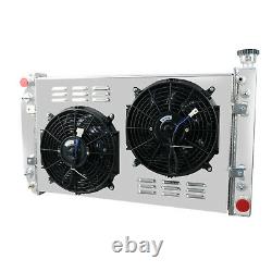 3 Row Radiator Shroud Fan For 1988-1999 Chevy Truck C/K 1500 2500 3500 5.0L/5.7L