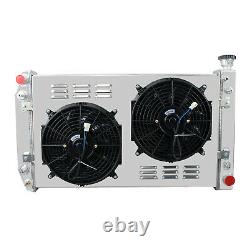 3 Row Radiator Shroud Fan For 1988-1999 Chevy Truck C/K 1500 2500 3500 5.0L/5.7L