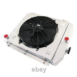 3 Row Radiator+Shroud Fan+Relay fit 1947-1954 Chevy 3100 3600 3700 3800 Truck