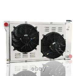 3 Row Radiator+shroud Fan For 1967-72 Chevy C/k C10 C20 Gmc C1500 Blazer Truck