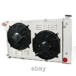 3 Row Radiator+shroud Fan For 1967-72 Chevy C/k C10 C20 Gmc C1500 Blazer Truck