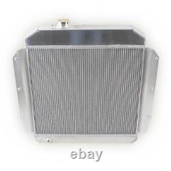 3 Rows Radiator+Shroud+Fan For 55-59 Chevy GMC C/K 100 150 TRUCK PICKUP l6/V8