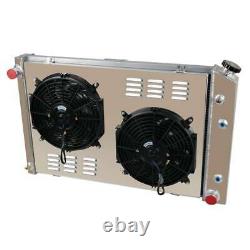 3 Rows Radiator&Shroud&Fans For 1973-1991 Chevy GMC C/K C10 C20 C30 Pickup Truck