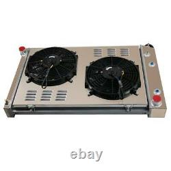 3 Rows Radiator&Shroud&Fans For 1973-1991 Chevy GMC C/K C10 C20 C30 Pickup Truck