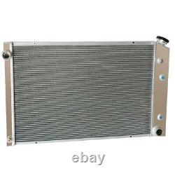 3 Rows Radiator&Shroud&Fans For 1973-1991 Chevy GMC C/K C10 C20 C30 Pickup Truck