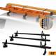 3 Bar 63 Universal Truck Cap Topper Rack Aluminum Ladder Roof Rack Black 750lbs