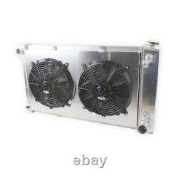 3row Radiator+shroud+fan For 67-72 Chevy/gmc C/k Series Pickup Truck C10 C20 C30