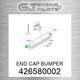 426580002 End Cap Bumper Fits International Truck (new Oem)