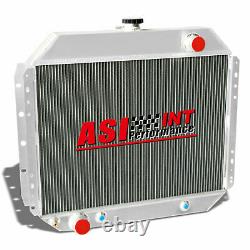 433 3-Rows Aluminum Radiator For Ford Truck F-100 F-150 F-250 F-350 V8 1968-1979