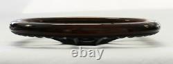 48-59 Chevy Chevrolet Truck Mahogany Wood on Black Steering Wheel 14 Bowtie Cap