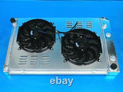 4Row Radiator&Shroud+Fan For 1973-1987 Chevy C/K C10 C20 C30 K10/20 Pickup Truck