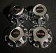 (4) 2011-2023 Gmc Sierra 3500 Hd Dually Hub Center Wheel Caps Chrome Oem Drw