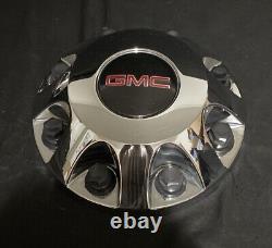 (4) 2011-2023 Gmc Sierra 3500 Hd Dually Hub Center Wheel Caps Chrome Oem Drw