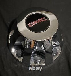 (4) 2011-2023 Gmc Sierra 3500 Hd Dually Hub Center Wheel Caps Chrome Oem Drw