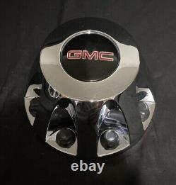 (4) 2011-2023 Gmc Sierra 3500 Hd Dually Hub Center Wheel Caps Chrome Oem Drw