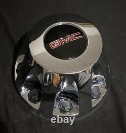 (4) 2011-2023 Gmc Sierra 3500 Hd Dually Hub Center Wheel Caps Chrome Oem Drw