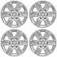 4 20 Chrome Wheel Skins Hub Caps For 2014-2018 Gmc Sierra 1500 Aluminum Rim