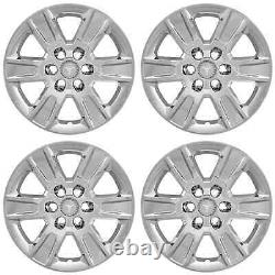 4 20 Chrome Wheel Skins Hub Caps for 2014-2018 GMC Sierra 1500 Aluminum Rim