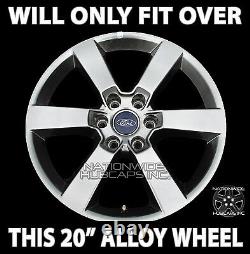 4 CHROME 15 2016 17 Ford F150 20 Wheel Skins Full Alloy Rim Covers New Hub Caps