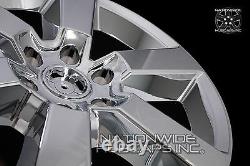 4 CHROME 15 2016 17 Ford F150 20 Wheel Skins Full Alloy Rim Covers New Hub Caps