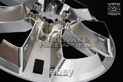 4 CHROME 15 2016 17 Ford F150 20 Wheel Skins Full Alloy Rim Covers New Hub Caps