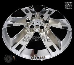 4 CHROME 15 2016 17 Ford F150 20 Wheel Skins Full Alloy Rim Covers New Hub Caps