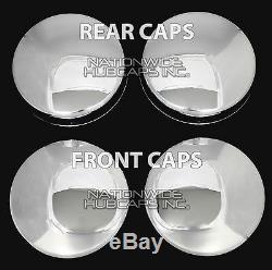 4 CHROME 2003-18 RAM 3500 17 Dually Wheel Center Hub Caps Dual Rim Covers Hubs