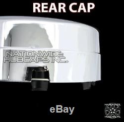 4 CHROME 2003-18 RAM 3500 17 Dually Wheel Center Hub Caps Dual Rim Covers Hubs