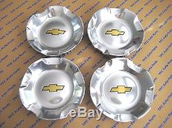 4 Chevy Chevrolet Truck SUV 20 Inch Polished OEM Center Caps New