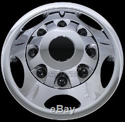 4 Chrome 2011-2019 Silverado 3500 17 Dually Wheel Simulators Dual Rim Liners