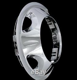 4 Chrome 2011-2019 Silverado 3500 17 Dually Wheel Simulators Dual Rim Liners