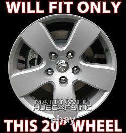 4 Chrome 20 Wheel Skins fit Dodge Ram 1500 2009-12 Hub Caps 5 Spoke Rim Covers