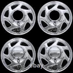 4 New CHROME FORD 4x4 Truck Van 16 8 Lug Full Covers Rim Hub Caps 4 Steel Wheel