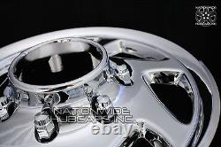 4 New CHROME FORD 4x4 Truck Van 16 8 Lug Full Covers Rim Hub Caps 4 Steel Wheel
