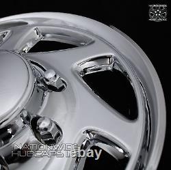 4 New CHROME FORD 4x4 Truck Van 16 8 Lug Full Covers Rim Hub Caps 4 Steel Wheel