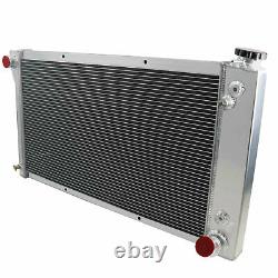 4 Row Aluminum Radiator For 1967-1972 Chevy C/k Series Truck C10 C20 C30 K10 K20