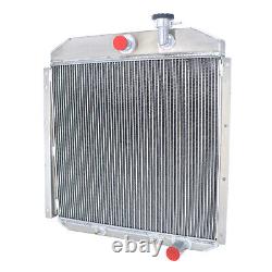 4-Row Aluminum Radiator+Shroud+16 Fan+Relay Fits 1955-1959 GMC Truck 4.4L6.1L