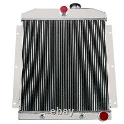 4 Row Aluminum Radiator+Shroud Fan For 1947-1954 Chevy 3100/3600/3800/3900 Truck