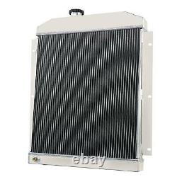 4 Row Aluminum Radiator+Shroud Fan For 1947-1954 Chevy 3100/3600/3800/3900 Truck