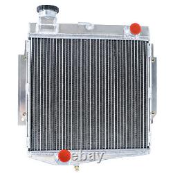 4 Row Aluminum Radiator+Shroud+ Fan For 1969-1970 Datsun 2000 Truck 2.0L l4